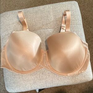 Paramour Tan T-Shirt Bra with Molded Cups
